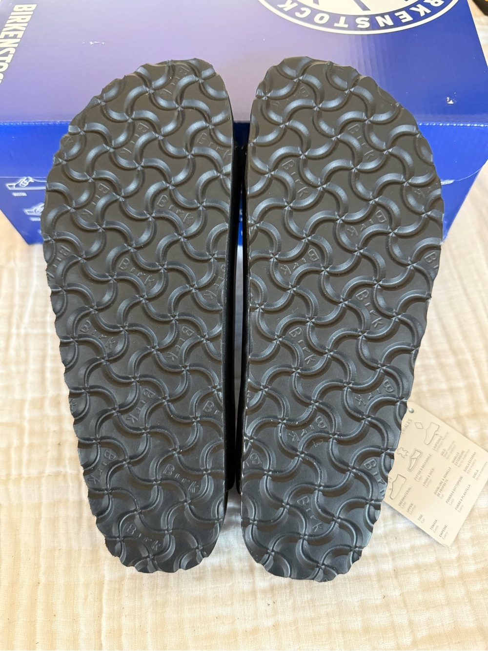 NWT Birkenstock Arizona Leather Exquisite Sandals Size 38 Medium/Narrow - Picture 5 of 6